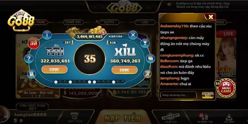 Go88 là ứng dụng tài xỉu thân thiện, kho trò chơi phong phú.